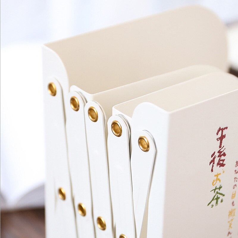 Retractable bookshelf simple desktop to organize books by students office foldable book block file box folder