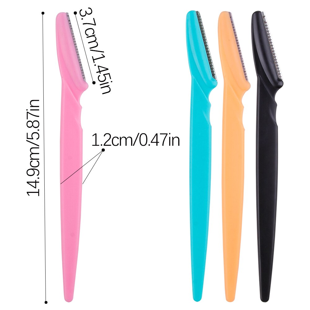 20/40/80Pcs Eyebrow Razor Safe Face Blade Eye Brow Shaper Tool Hair Removal Trimmer Scraper Portable Woman Makeup