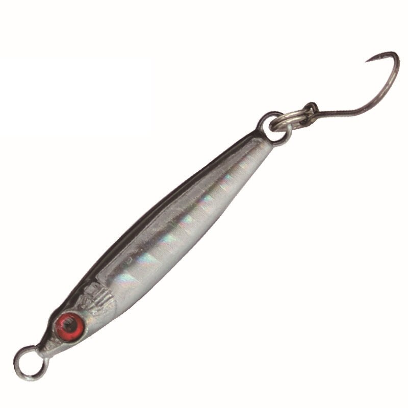 SV-5 Pcs/Lot Metal Jig Spoon Lure 3G/3.4Cm Artificial Bait Shore Fishing Jigging Super Hard Lead Fish Sea Bass Fishing L