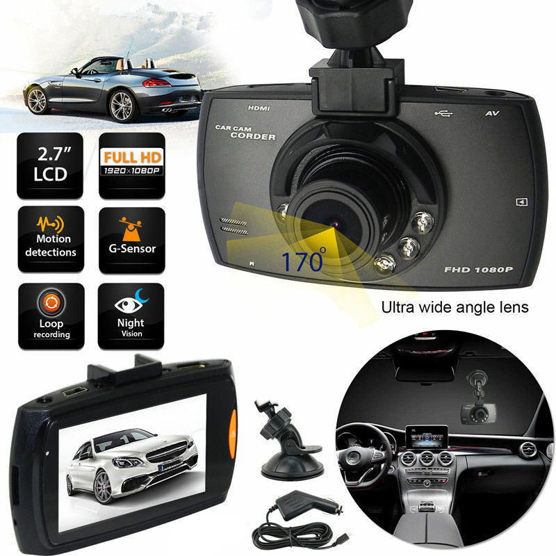 Hd 2.2 Inch Lcd 1080P Auto Dvr Vehicle Camera Video Recorder Nachtzicht Dash Cam FKU66