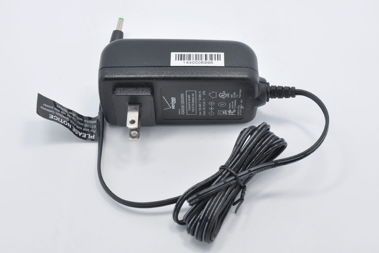 Gebruikt Verizon KSAS0361200300HU 12V3A Power Adapter Oplader Dc 3.5 1.35Mm Adapter Voeding Fit Voor Verizon FIOS-G1100