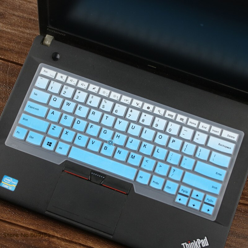 silikon tastatur abdeckung haut schutz für Lenovo thinkpad S440 E455 E450 E455 E460 E465 T450 T450S X1 Yoga: Gradient Blau