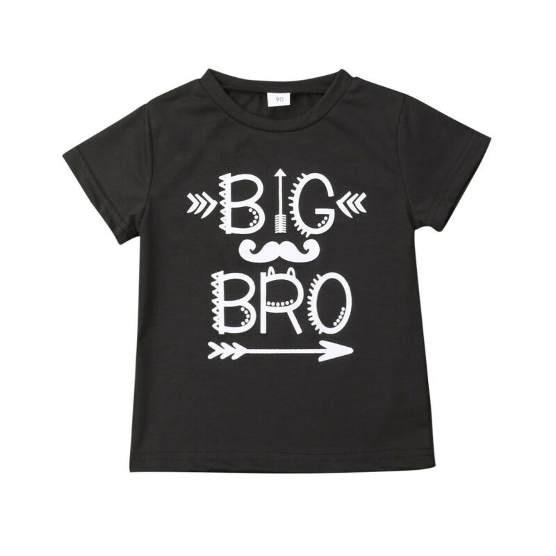 Matching Cotton Clothes Big Brother T-shirt Little Brother Jumpsuit Outfits Set