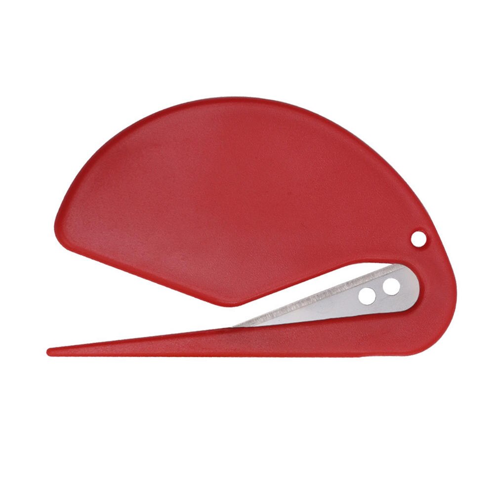 1Pc Dubbele Randen Veiligheid Box Cutter Multi Tool Blade Doos Rop Film Snijden Mes Diy Art Cutter Mes briefpapier Cutter: red