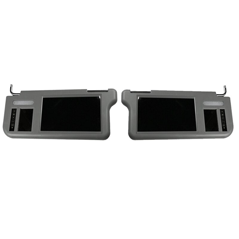 7 Inch Car Sunvisor Interior Rear View Mirror Screen Lcd Monitor DVD/VCD/GPS/TV Player Rear Camera Sun Visor