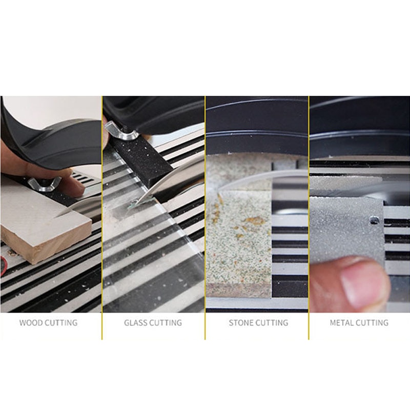 1pc 220V/110V 60W Mini Table Saw Mini Bench Saw Alloy Blade Diamond Blade Cuts Stone Wood Copper Aluminium Lead EU plug US plug
