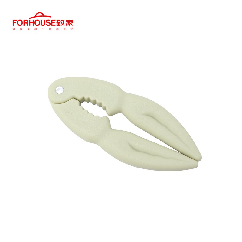 Lobster Crab Forks Cracker Crab Caws Sheller Walnut Nut Clip Sea Food Tool Plastic Spoon Kitchen Gadgets: Green  