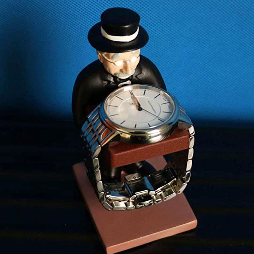 Butler Watch Storage Box Case Glass Cover Watch Display Storage Box Jewelry Organizer Display Rack Stand Jewelry