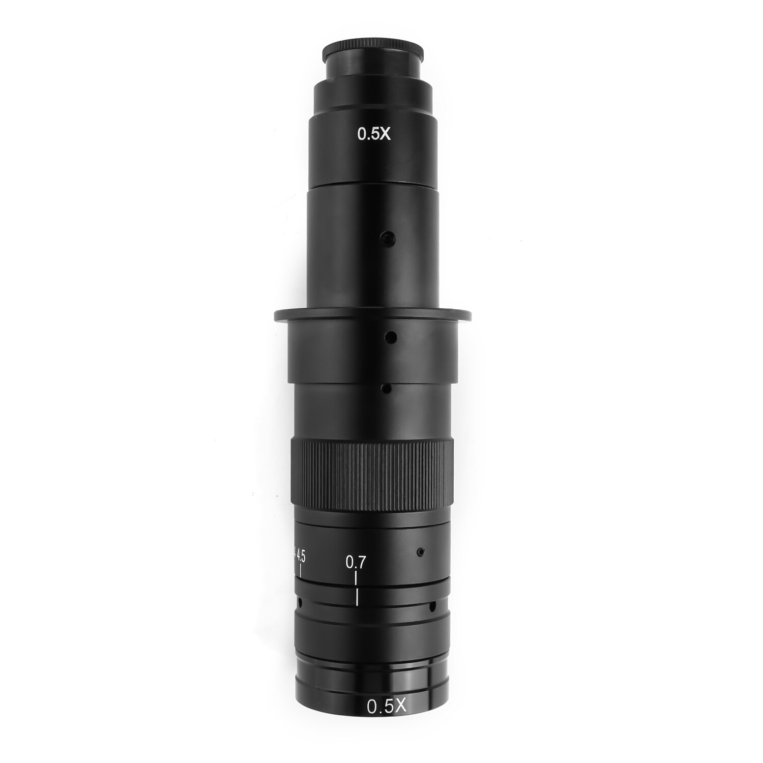 1X Protection Barlow Auxiliary Objective Glass Lens Soot 42mm For 200X 180X 130X C MOUNT Lens Industry Video Microscope Camera