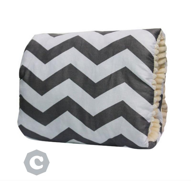 Baby Verpleging Kussens Moeder Arm Kussen Handwarmer Katoen Plus Fluwelen Verdikking Zachte Comfortabele Voeden Kussen Kindje Producten: Gray stripe