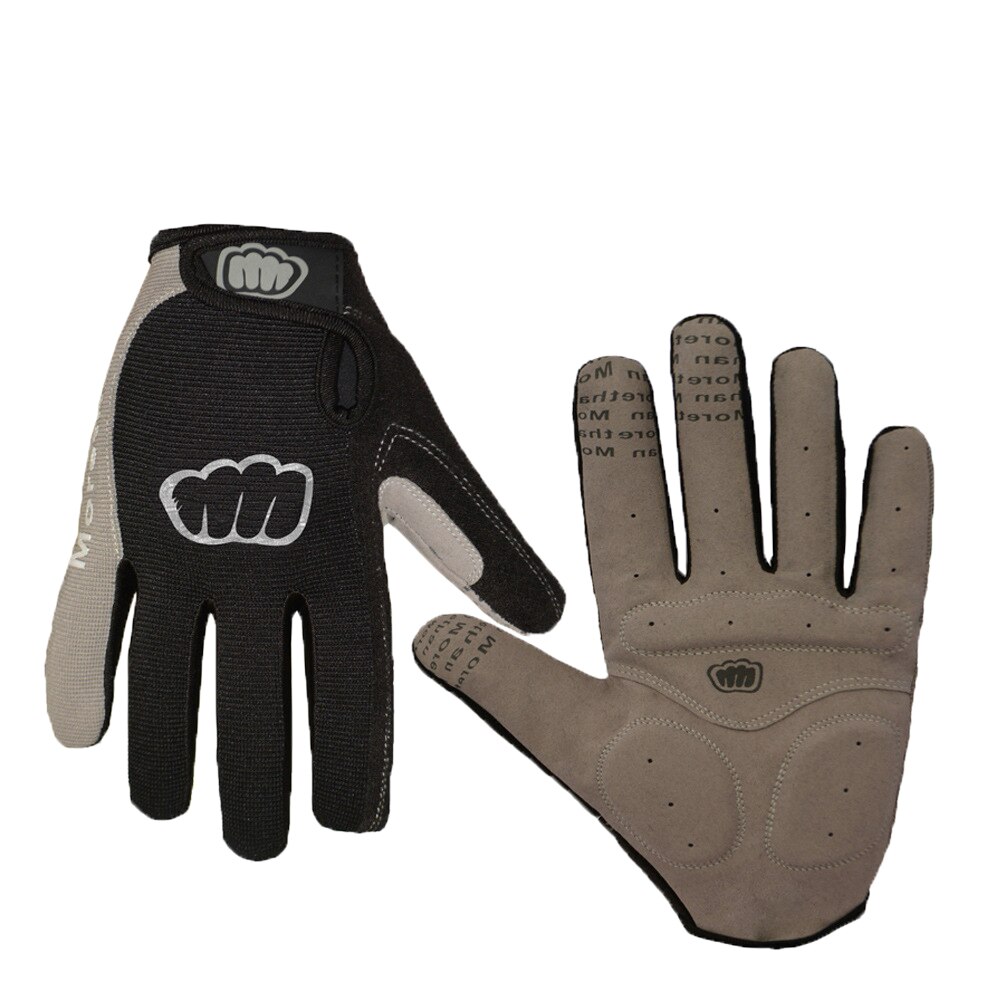 Women Men Winter Cycling Gloves Full Finger Bicycle Gloves Anti Slip Gel Pad Motorcycle MTB Road Bike Gloves M-XL Summer Gloves: Gray / XL