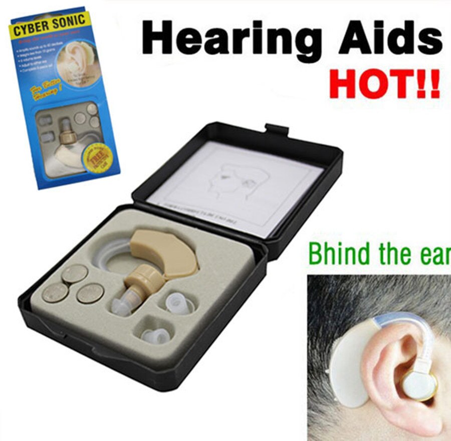 Hearing Aid Sound Voice Amplifier Adjustable Tone Mini Device for Elderly Deaf Hear Clear apparecchio acustico