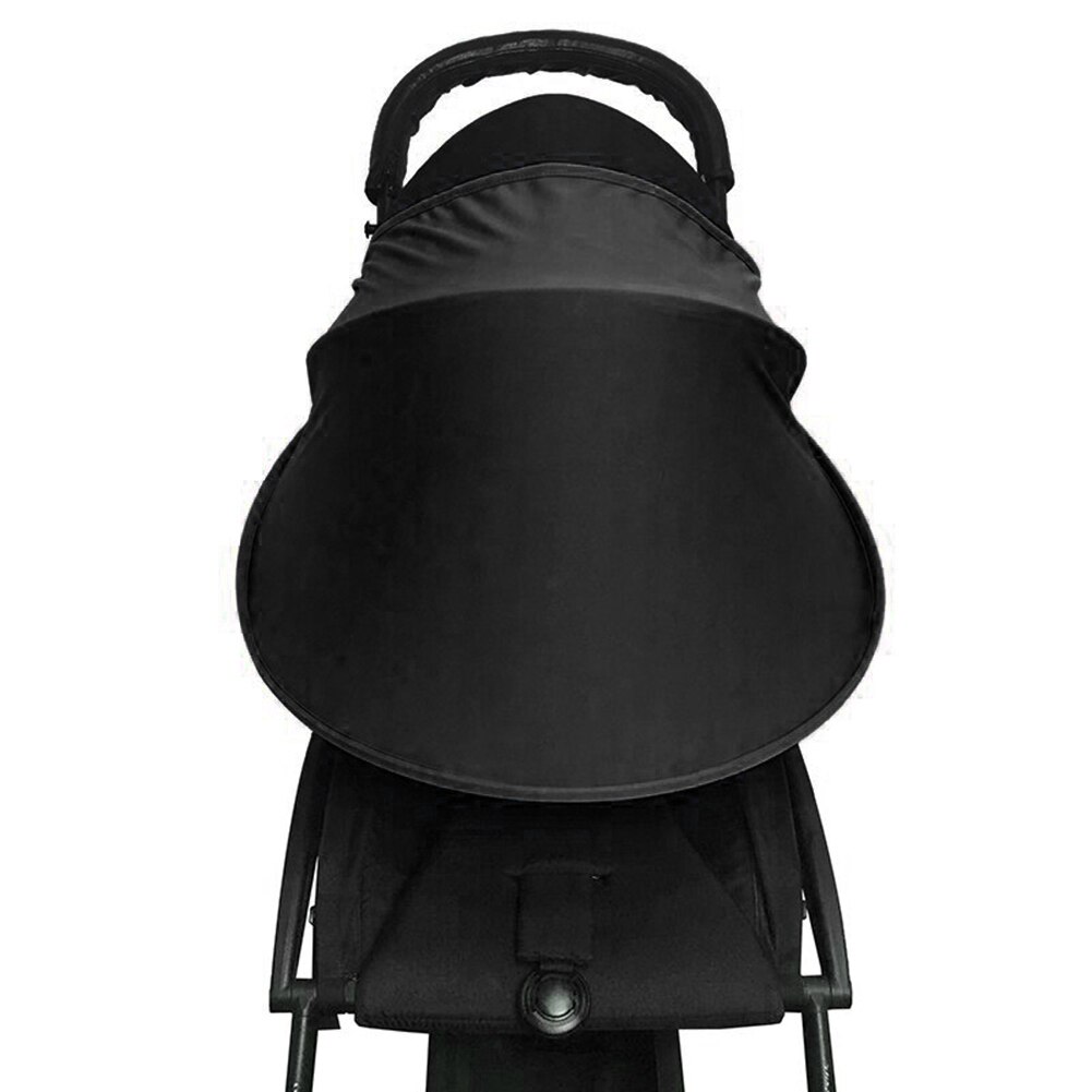 Baby Stroller Pram Pushchair Windproof Sun Shield Visor Sunshade Hood Canopy Cover Carriage Sun Shade Baby Stroller Accessories: Black