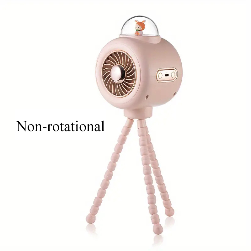 Draagbare Kinderwagenventilator, Op Batterijen Werkende Kleine Clip Op Ventilator, Afneembare Oplaadbare 360 ° Draaiende Flexibele Driepootventilator Met 3 Snelheden: YELLOW