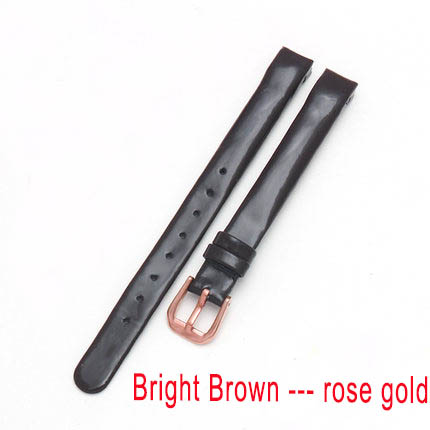 BRETA uhr Gurt leder für CK uhren Band K43231 K43232 K43236 10mm Schwarz Weiß Bogen Gurt: Antiken Schwarz