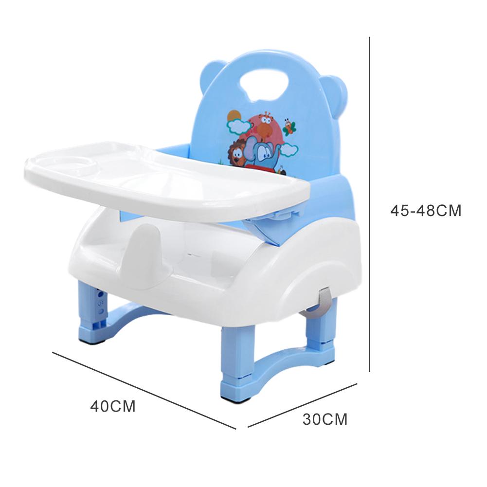Comfortable Foldable Booster Seat Adjustable Height Easy To Clean Compact Booster Seat For Kids 0-3 Year Old