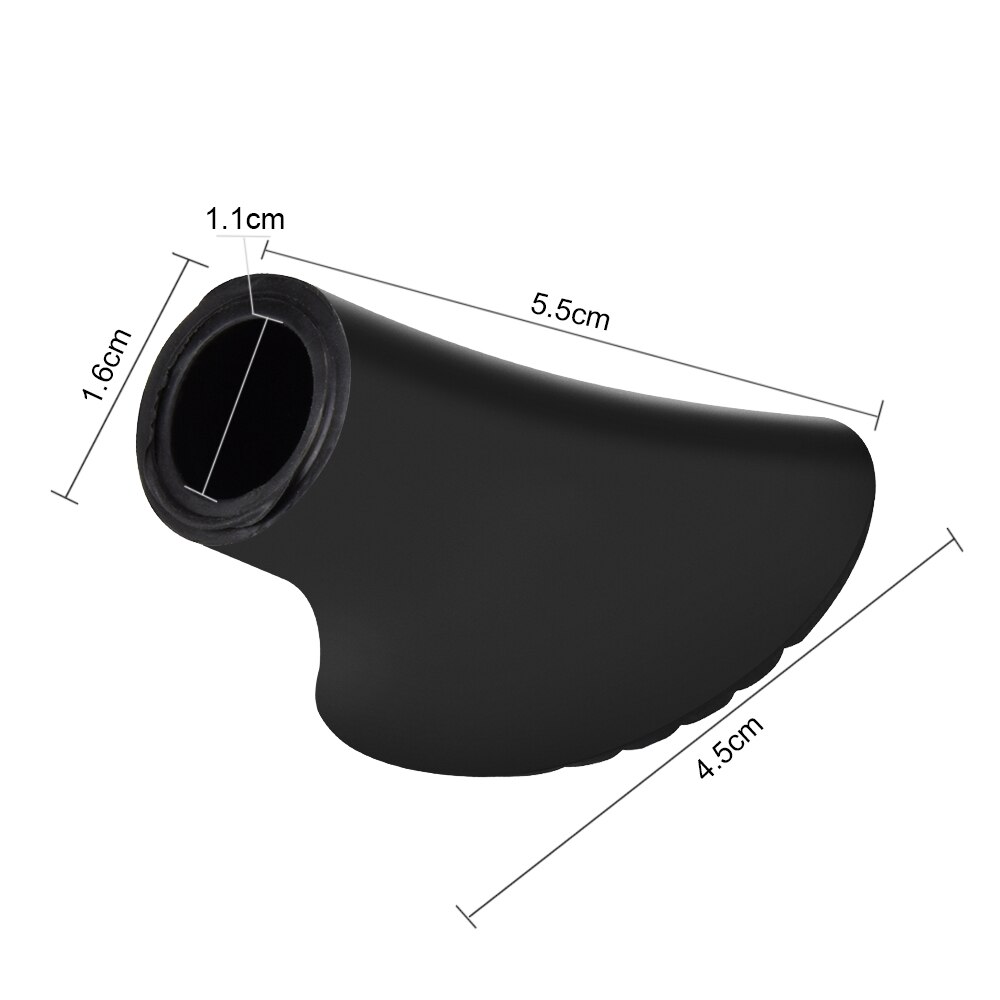 Nordic walking pole trekking pole tip beskyttere 12 stykker  / 6 par gummipuder buffer udskiftning tip til vandrestok