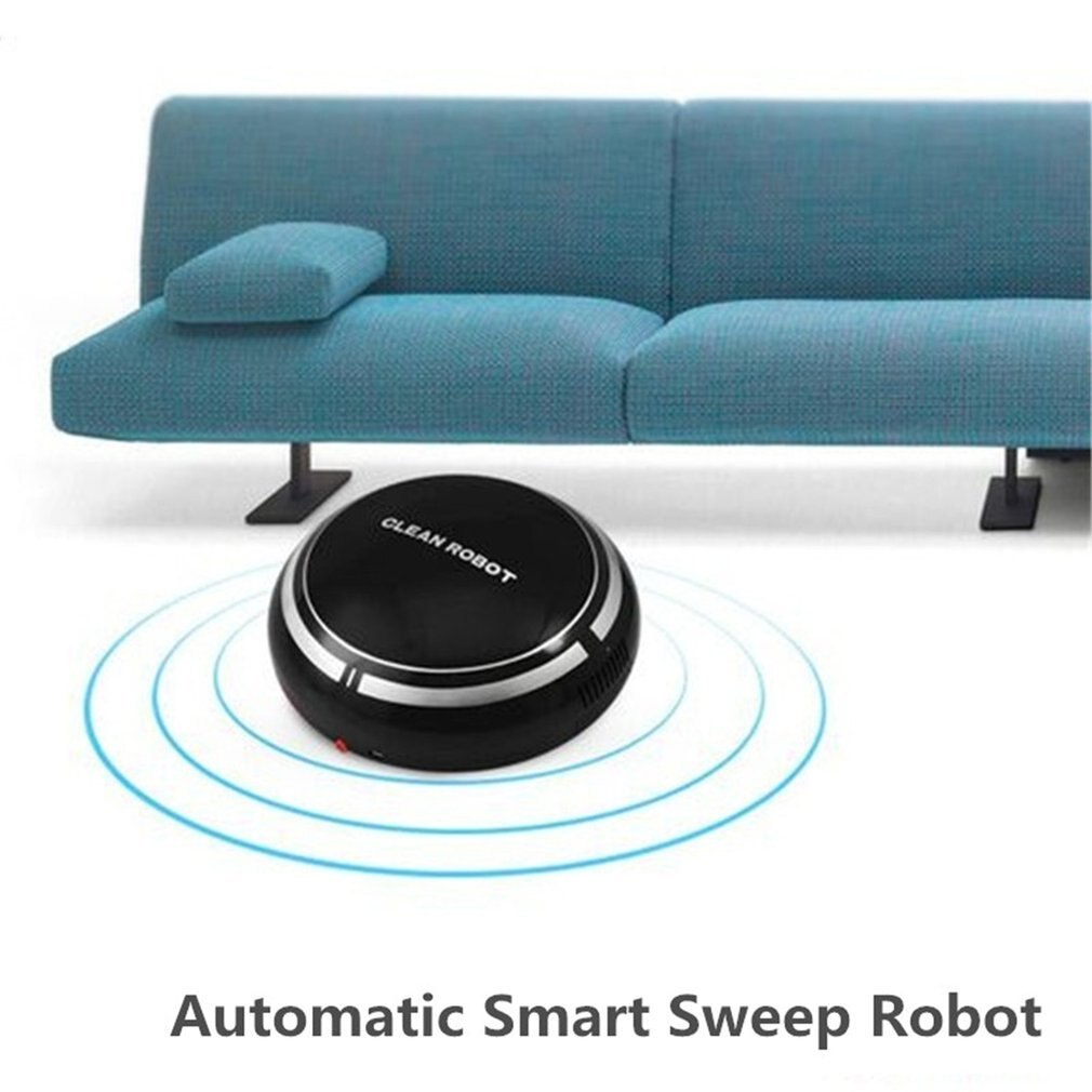 Sweep Suction Mini Automatic Sweeping Machine Broom Household Sweeper Robots USB Rechargeable Vacuum Smart Sweeping Robot Slim