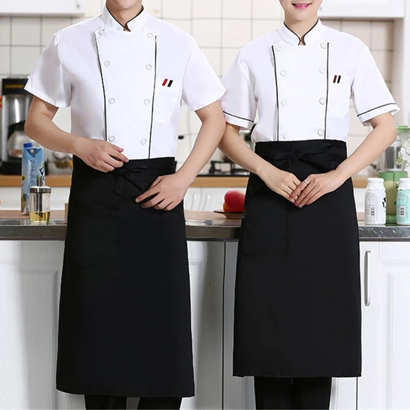Uniform Kochschürze Gastronomie Hotel Koch Schürze Mann Restaurant Küche Koch Arbeitsschürze Bäckerei Café Frau Kellner