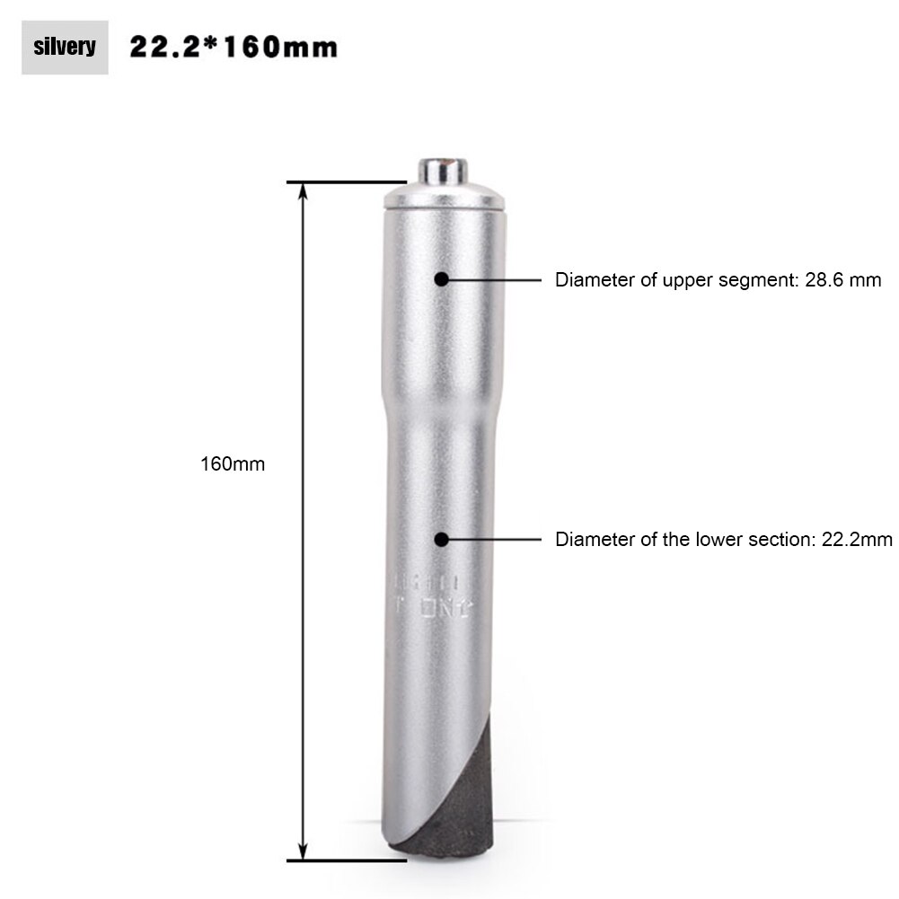 Manubrio della bici attacco manubrio in lega di alluminio riser salita su estensore 22.2mm 25.4mm estensione teste su adattatore per bicicletta parti per ciclismo: B.22.2mm