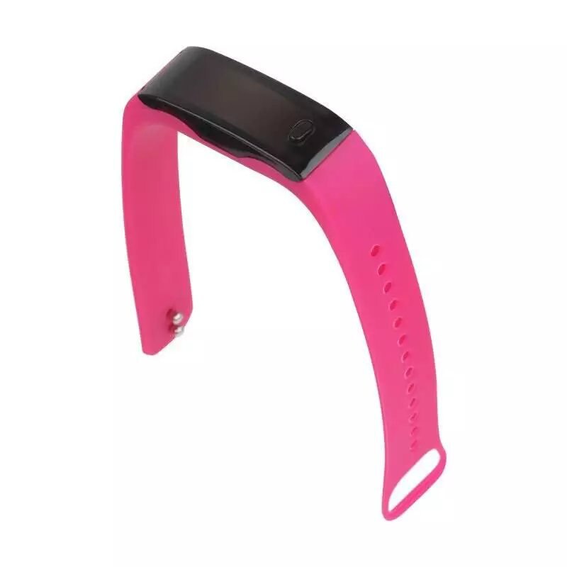 Reloj Digital deportivo LED para mujer, de silicona, resistente al agua, para Fitness, para correr
