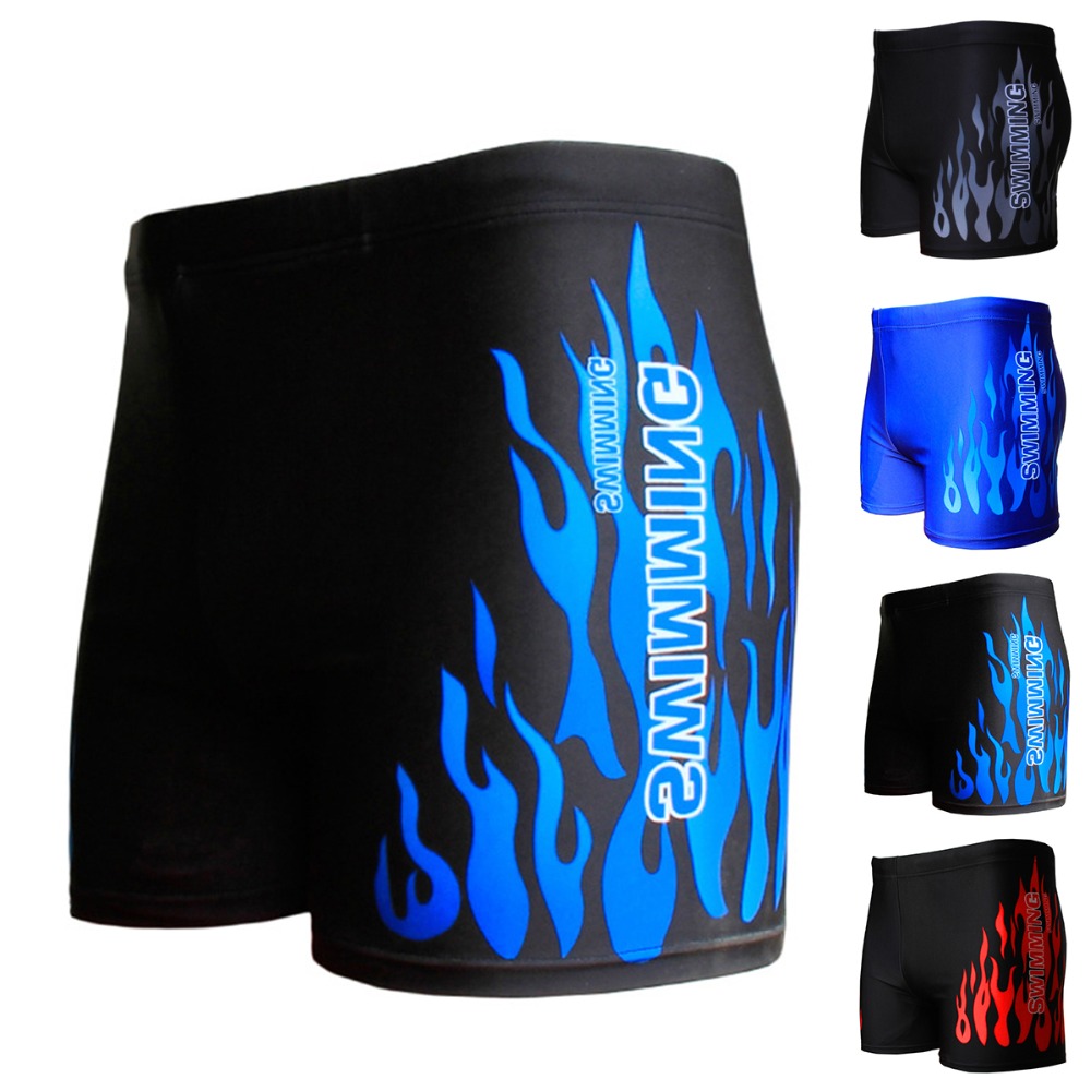 Mænd badetøj badedragt herre badeshorts badedragt swimmingpool trunks strand trusser flame boxer badpak maillot de bain homme