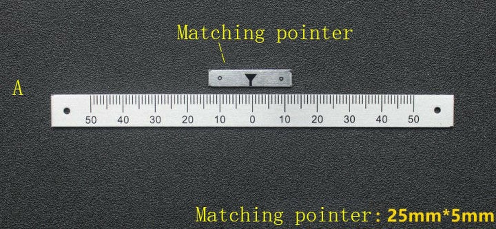 1PC Milling Machine Part 0-50 Degree Angle Plate Scale Ruler With Pointer For CNC Milling Machine, Lathe, Grinder