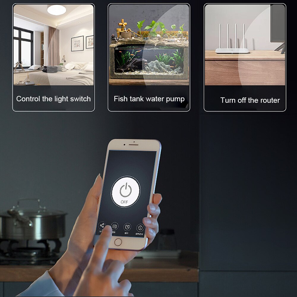 Interruptor inteligente RF de 1 canal, 5-32V/220V, WIFI, Ewelink, Control remoto, interruptor de luz de 2,4G, relé Rele de 10A, enclavamiento de bloqueo automático