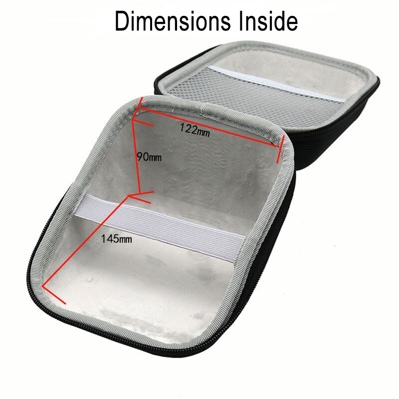 Neueste EVA schwer Fall für Omron 10 Serie Drahtlose Oberen Arm Blutdruck Monitor (BP786 / BP785N / BP791es) reise Lagerung Kasten