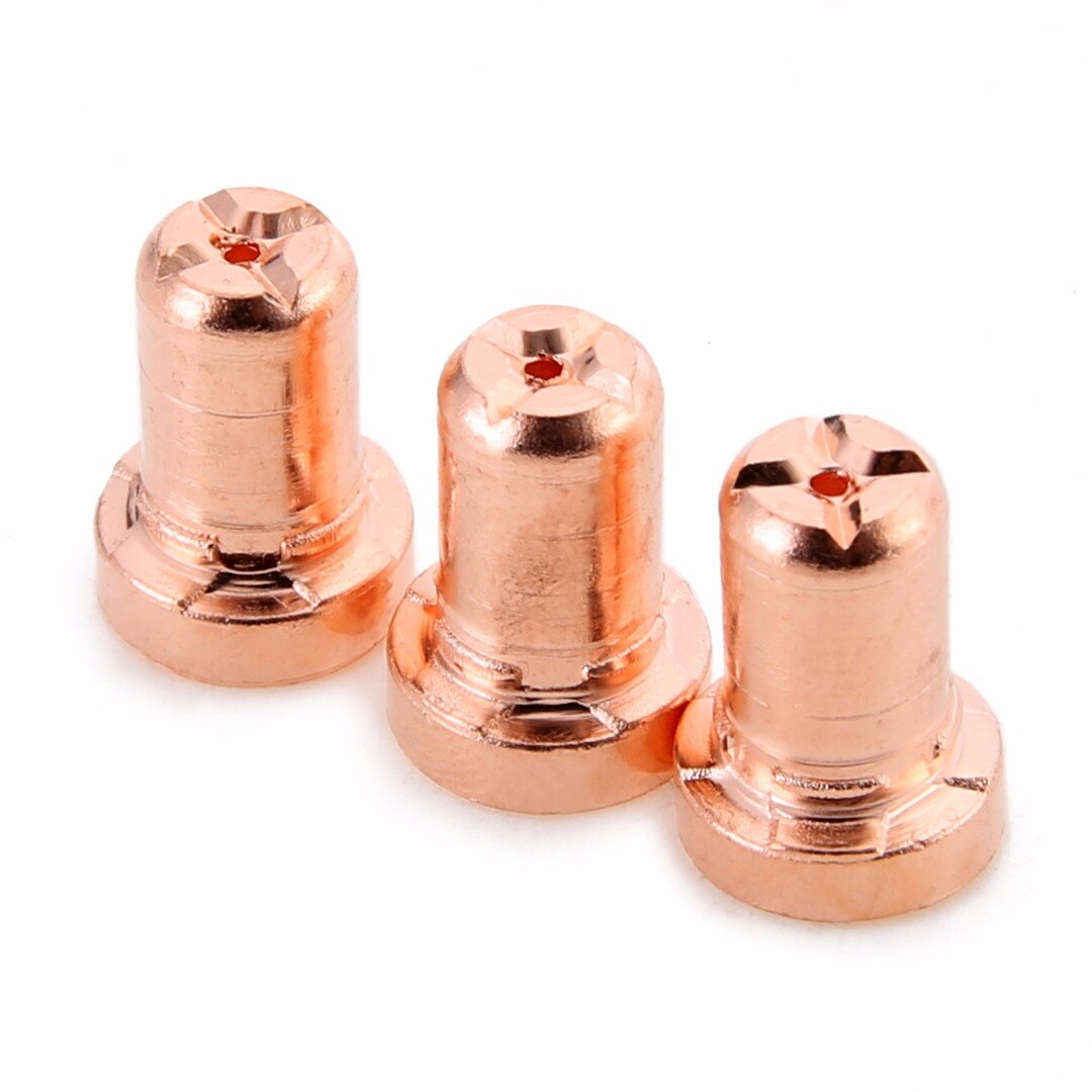 60pcs Extended Long Tip Electrode & Plasma Cutter Nozzles Consumable Kits For PT31 LG40 40A Plasma Cutting Torch Fittings