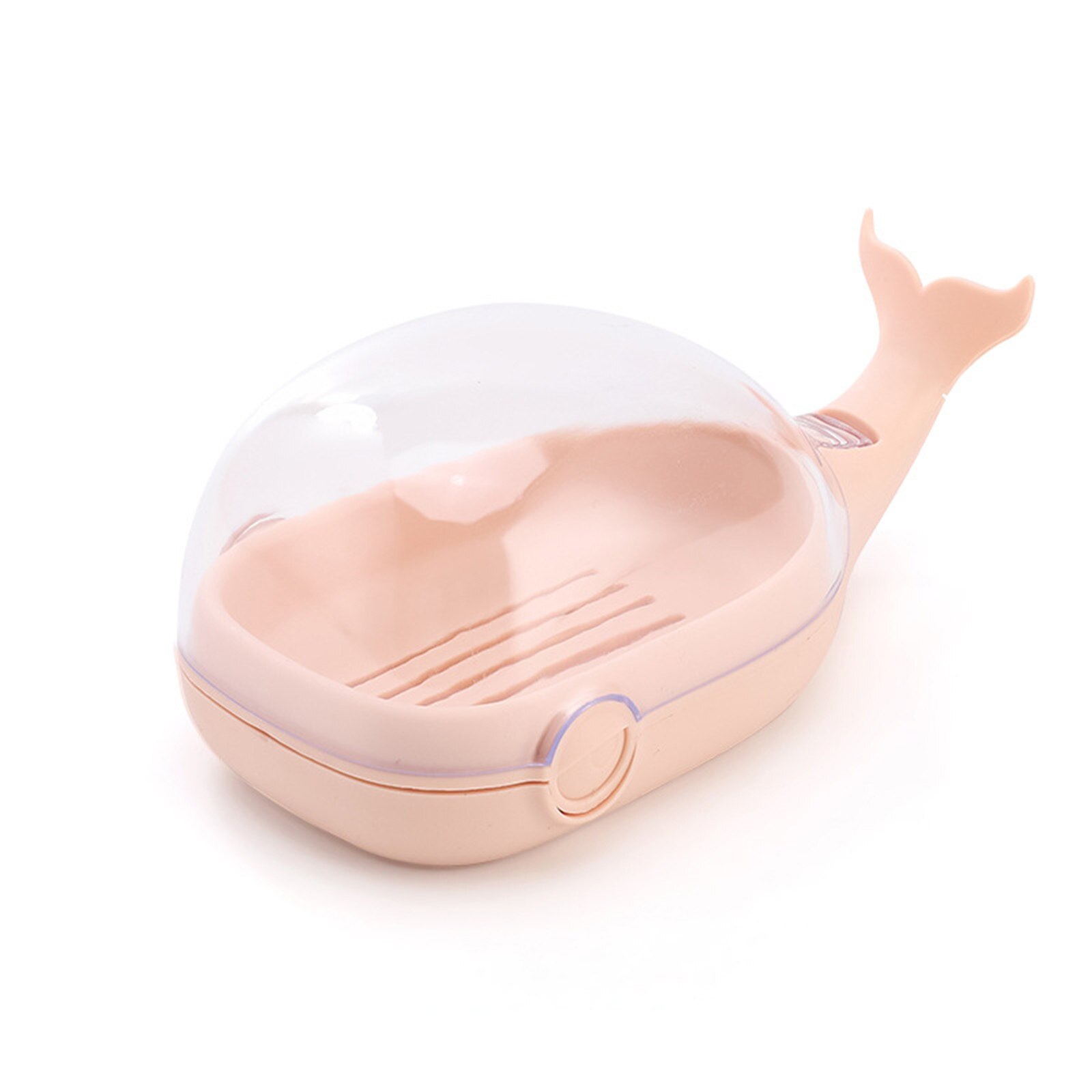 Fish Shaped Soap Dish With Lids Soap Holder Drain Rack For Bathing Shower Plastic Soap Storage Box Bathroom Accessories: D