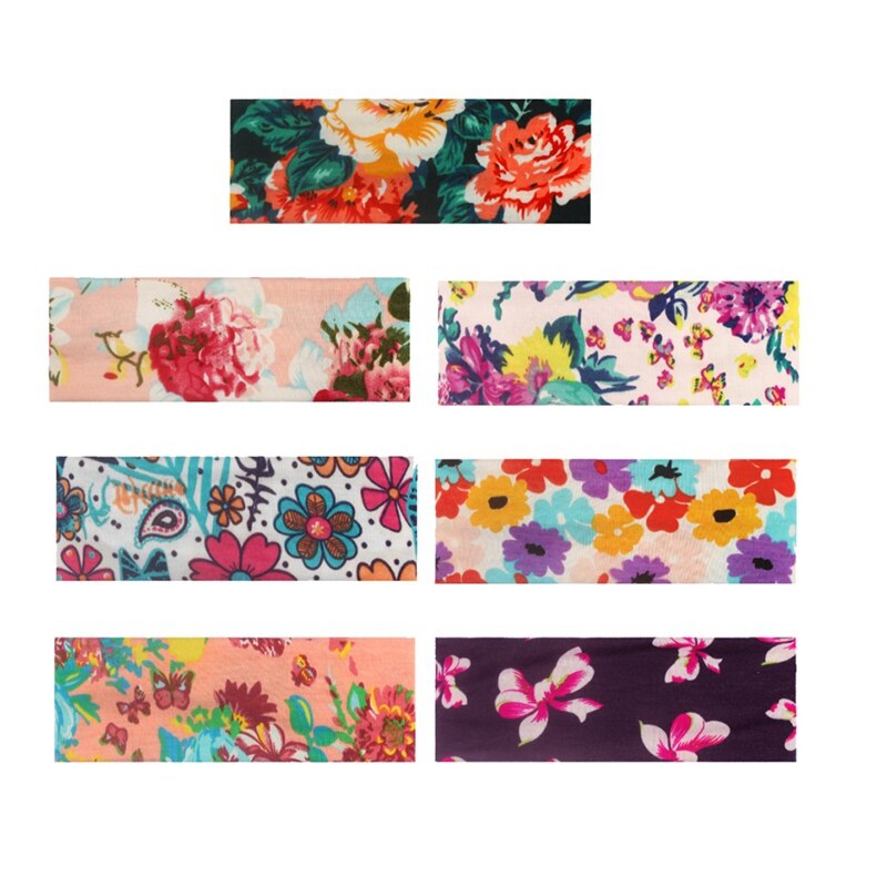 Tie-Dye Afdrukken Creatieve Hoofdband Haar Accessoires Elastische En Comfortabele Outdoor Sport Yoga Running Dames Haarband