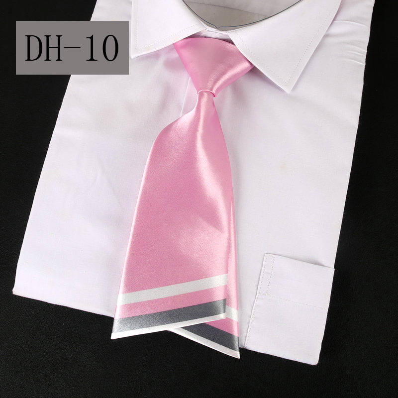 Vrouwen Lady Professionele Uniform Stropdassen Vrouwelijke Student Bank Hotel Personeel Rood Blauw Roze Strikjes Business Hals Dragen: YELLOW