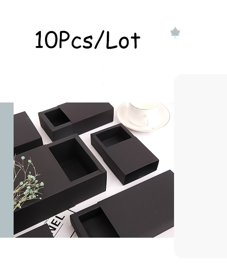 10 Pcs box package with clear pvc window candy favors arts&krafts display package box