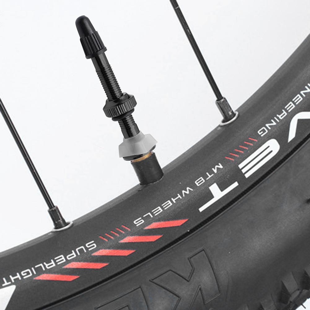 Válvula de neumático sin tubo para bicicleta de montaña, 1 unidad de 40mm, válvula Presta sin tubo, neumático sin cámara para accesorios de bicicleta