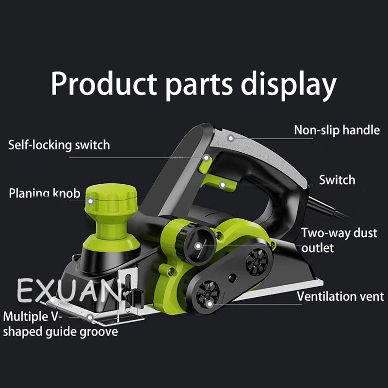 Woodworking electrical planer household electrical planer plane multi-functional electrical planer