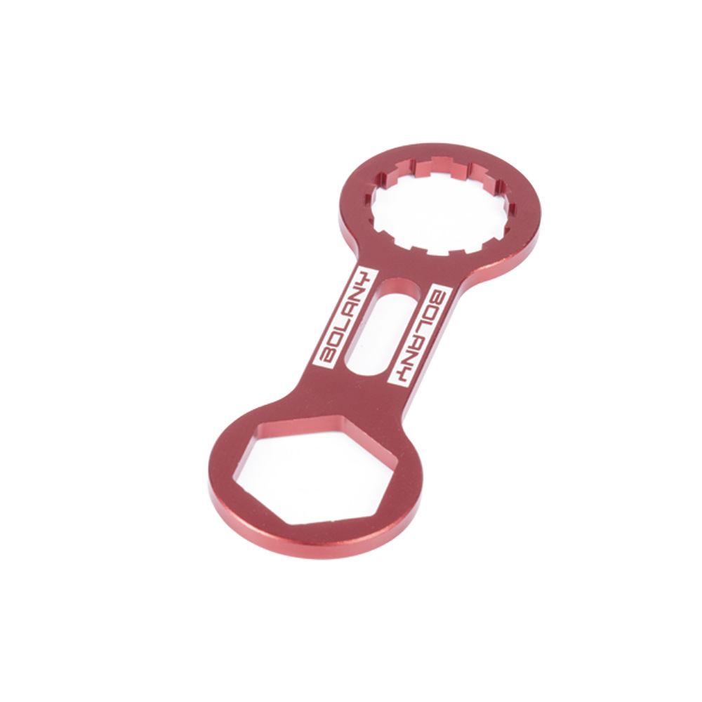 Bolany – accessoires de fourche de vélo, contrôleur de fil, barre barométrique, tige d'arbre de baril, tige de pression d'huile, base de Conversion de noyau d'expansion: violet