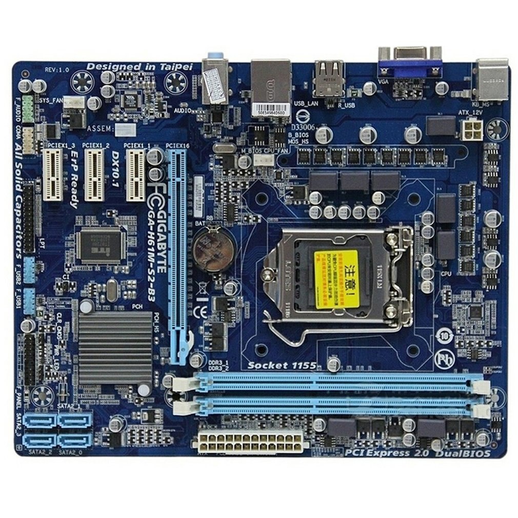 LGA 1155 Mijnbouw Moederbord, B75-S ATX Moederbord voor E3 V1 V2