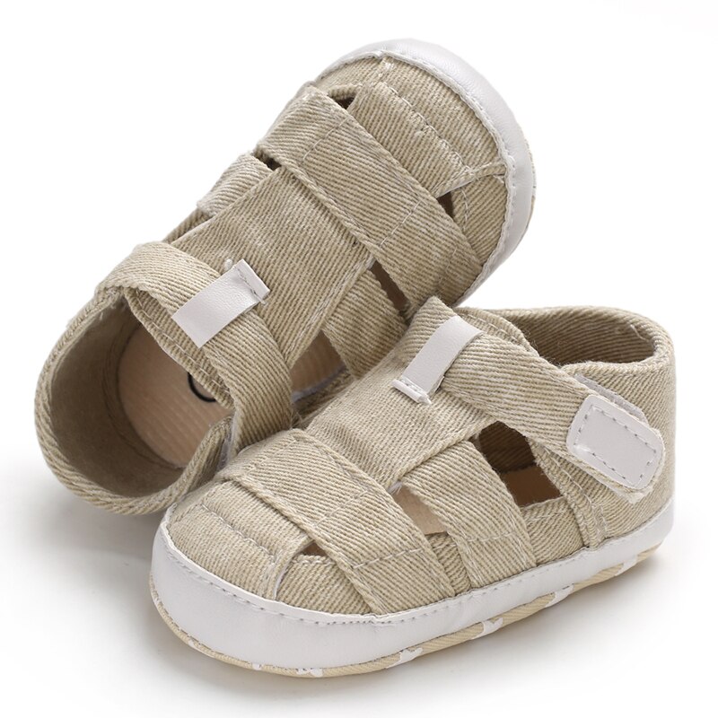 Infant Baby Girls Solid Anti Slip Leather Hollow C... – Grandado