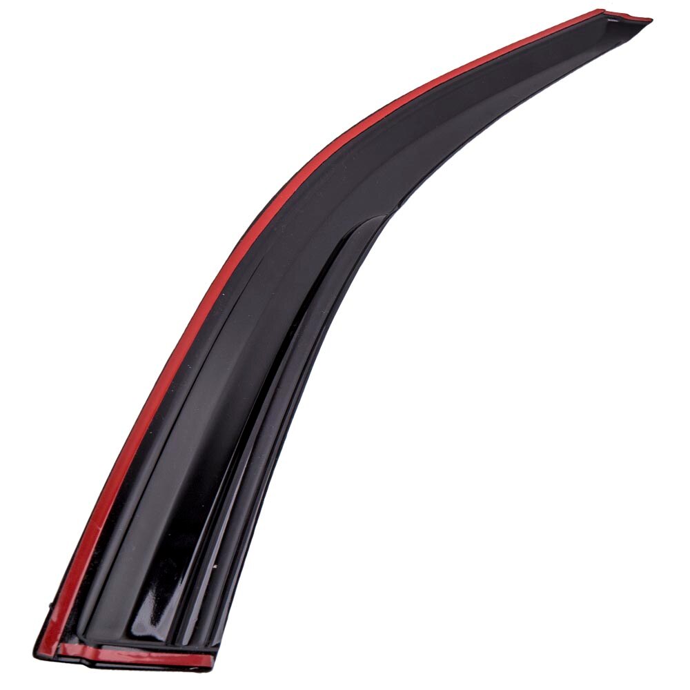 JDM-visera ondulada 3D estilo Mugen para ventana, protector de lluvia, ventilación, sombra para Acura TSX