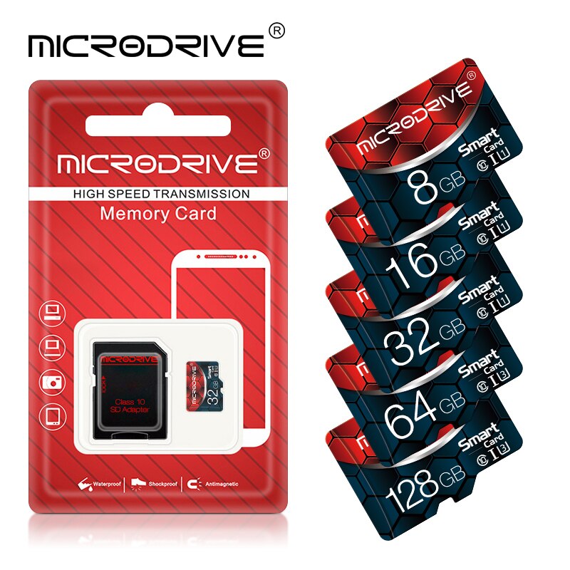 Original U1-U3 Class 10 High Speed Micro SD Card 8gb 16gb 32gb 64gb 128gb TF card Flash card for smartphone