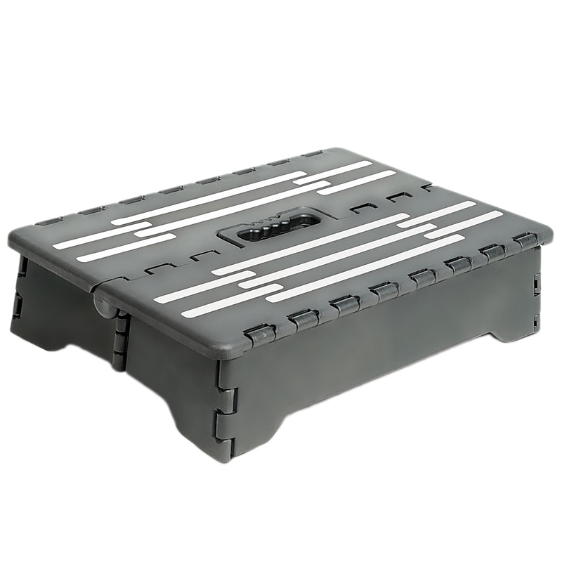 Folding Step Stool Portable Platform Car Home Height Boost Elder Adult Kid Child Locks Into Place Non Slip Furniture Foot Stool: Default Title