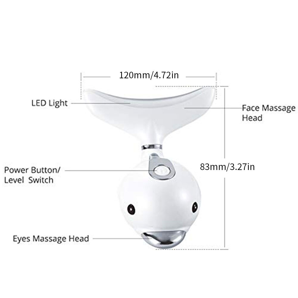 Neck Beauty Device Neck lifting 3Colors LED Photon Therapy Skin Tighten Reduce Double Chin Anti Wrinkle Remove Skin Care Tools