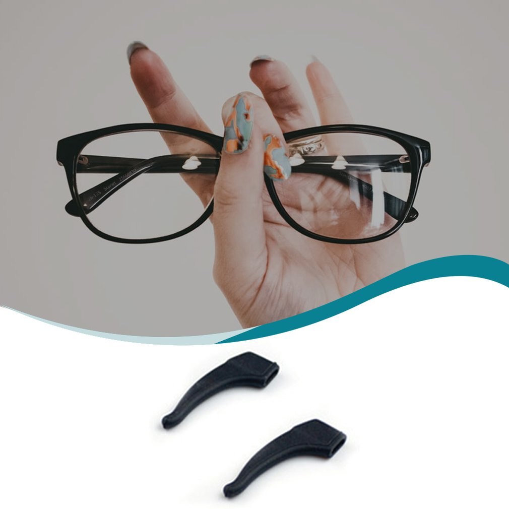 Comfortabele Zachte Siliconen Anti Slip Oor Haken Voor Bril Lenzenvloeistof Zonnebril Siliconen Glazen Accessoires