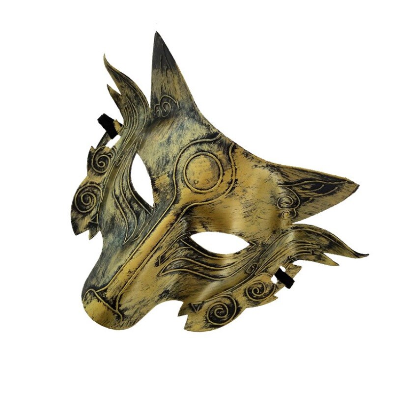 X masque de tête de loup pour Halloween fête Carnaval mascarade Cosplay Bar Performances décorations