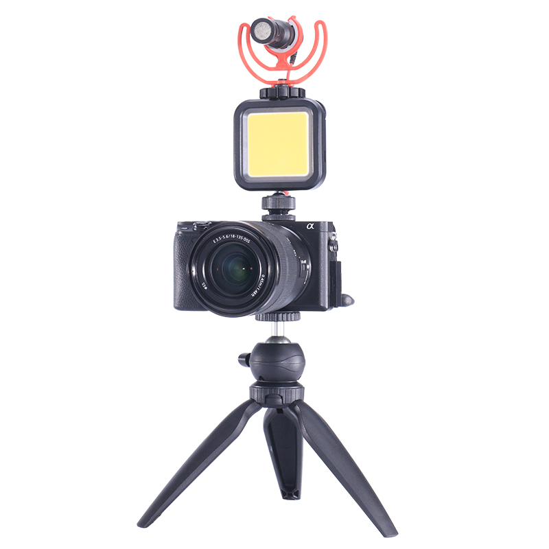 VL100 Pocket On Camera LED Video Light COB Built-in Lithium Battery Adjustable Photographic Lighting For Sony Nikon DSLR