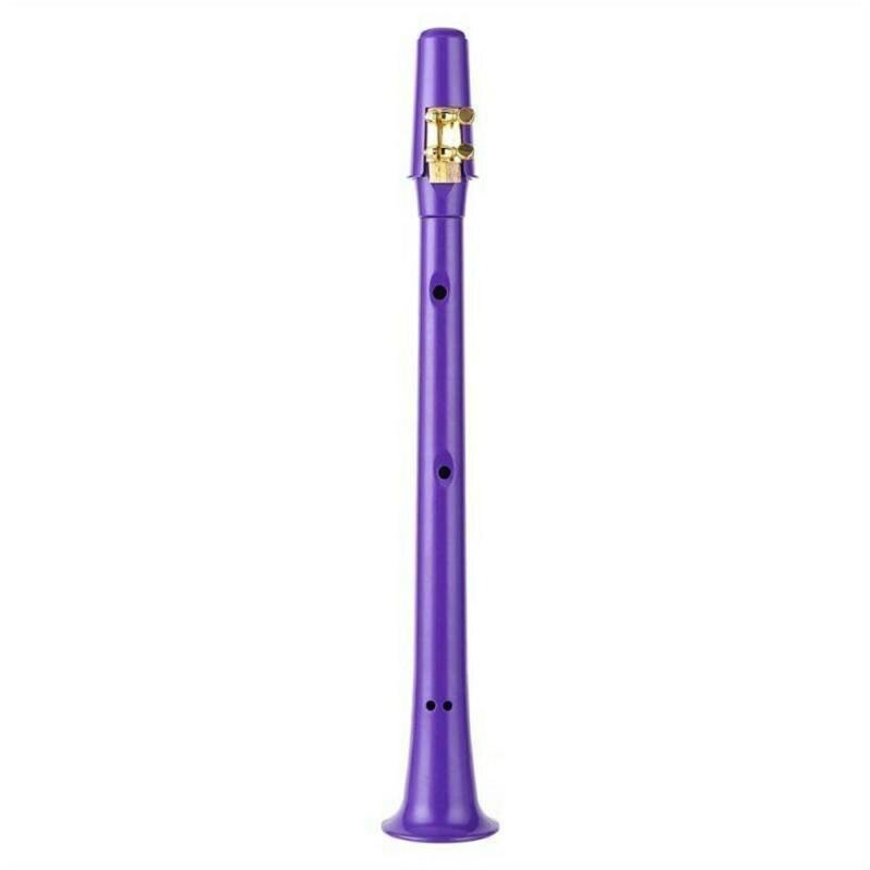 Mini Sax Pocket Saxofoon Simple Key C Muziekinstrument Abs Met Draagtas Voor Elke Muziek Amateur Verkoop: Paars