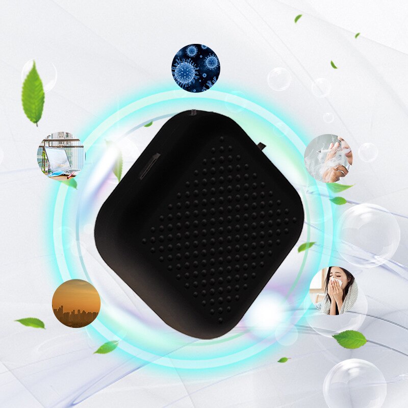 Personal Mini 15 Million Negative Ion Generator Hanging Neck Air Purifier Wearable Portable Car Oxygen Bar Home Ozone Sterilizer