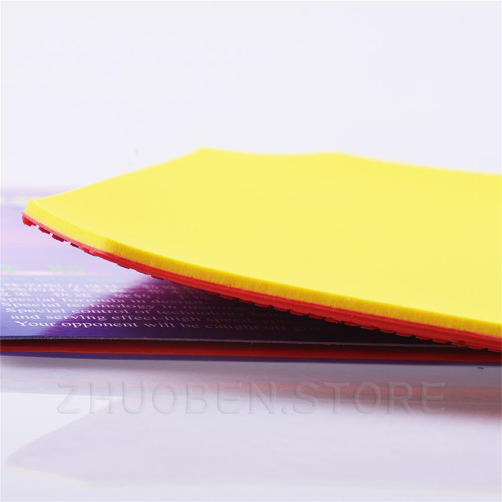 DHS 874 Tischtennis Gummi Pickel Heraus (Geschwindigkeit &Ampere; Dreh) Original Klingeln Pong Schwamm roh Gummi