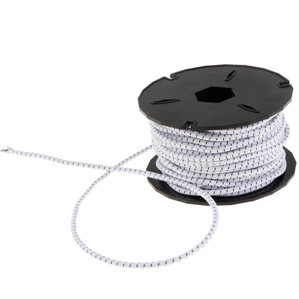 2 stuks elastische bungee-koorden voor zware toepassingen, marine bungee-schokkoord, marine boot vastbindkoord, spankoord, rolkoord